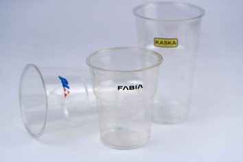 Transparent plastic cup - Image 2